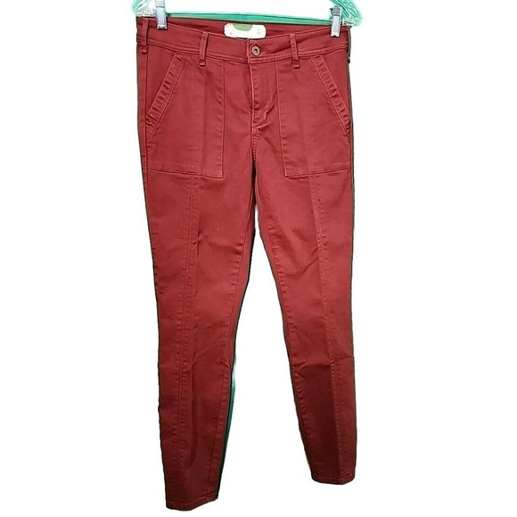 Anthropologie Rust Stretch Jean Size 28 - Picture 1 of 4